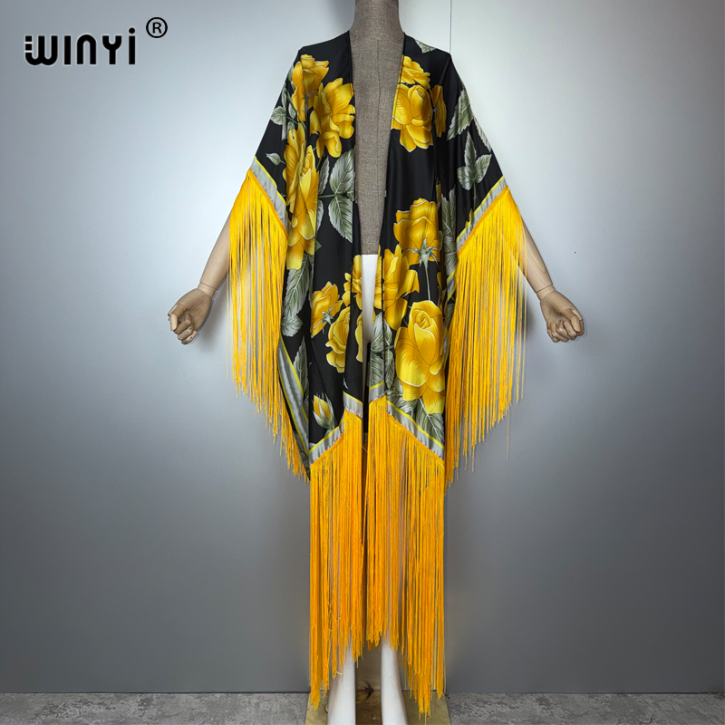 WINYI アフリカ風着物カバーアップ ボヘミアン柄 ビキニ - Cover Up Kaftan のレビューと価格