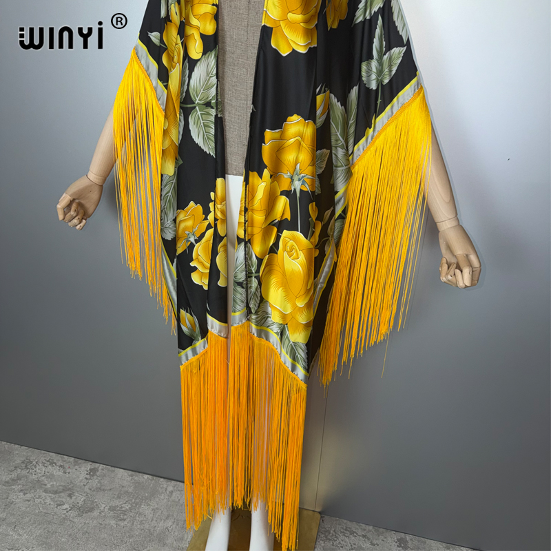 WINYI アフリカ風着物カバーアップ ボヘミアン柄 ビキニ - Cover Up Kaftan のレビューと価格