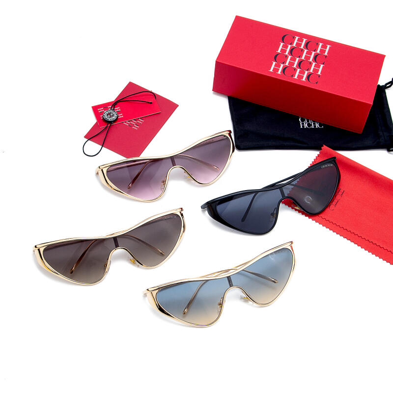 CH レトロキャットアイサングラスモダンなグラデーションレン - Sunglasses Cat Eye のレビューと価格