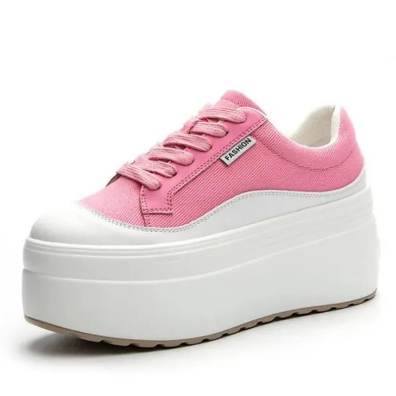 女性用本革スニーカー,プラットフォームシューズ,隠しヒール, - Wedge Espadrille Women のレビューと価格