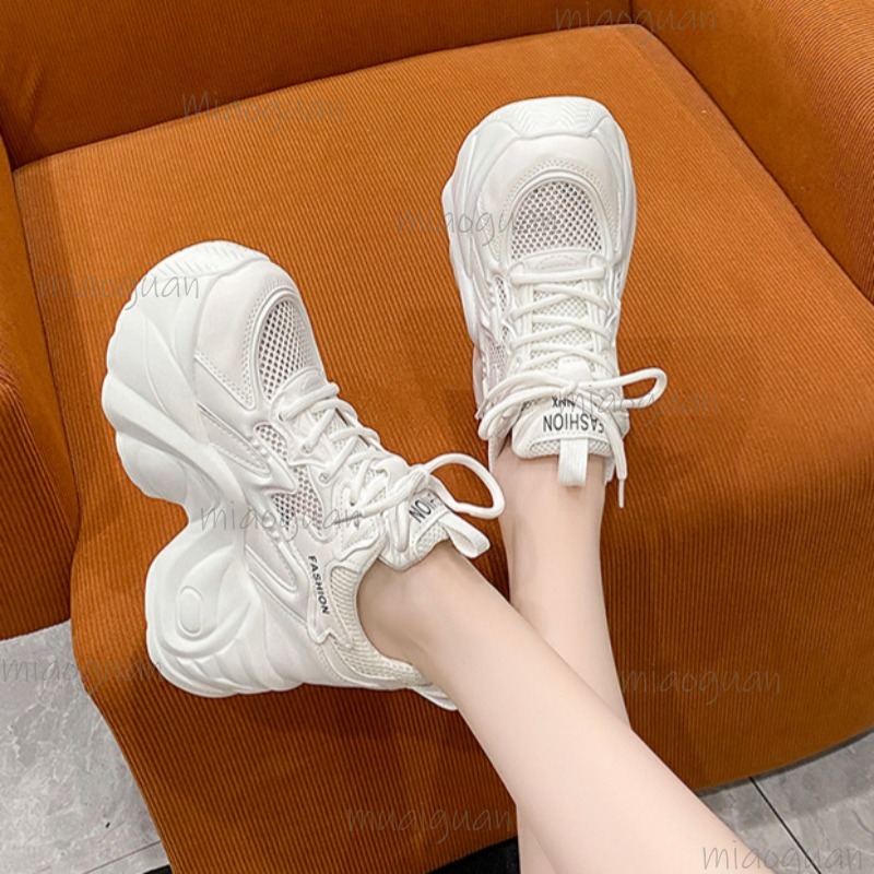 女性のメッシュ通気性チャンキープラットフォームスニーカー女性 - Wedge Espadrille Women のレビューと価格