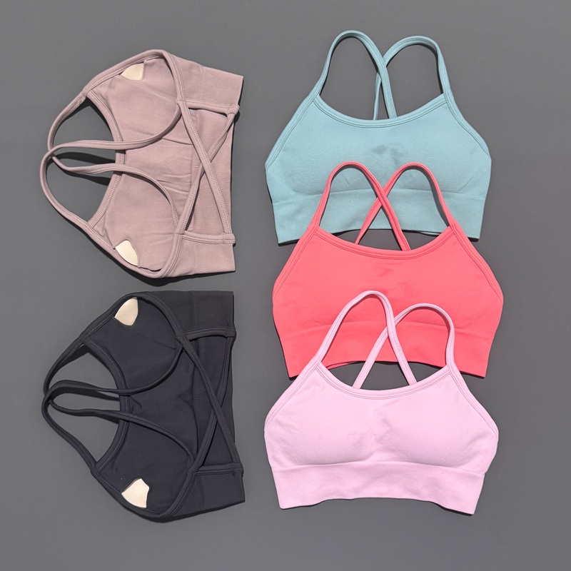 Histello バックレススポーツブラ レディース シーム - Crop Top Crochet のレビューと価格