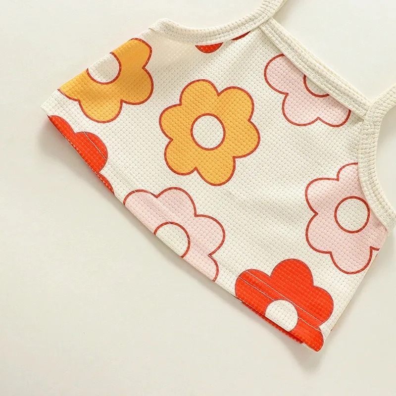夏 0-24M 女の赤ちゃんスーツフラワーノースリーブスリン - Headband Summer Knit のレビューと価格