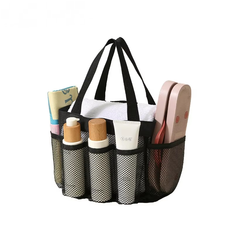 ポータブルメッシュシャワーキャディートートビーチバッグ、旅行 - Tote Bag Beach のレビューと価格