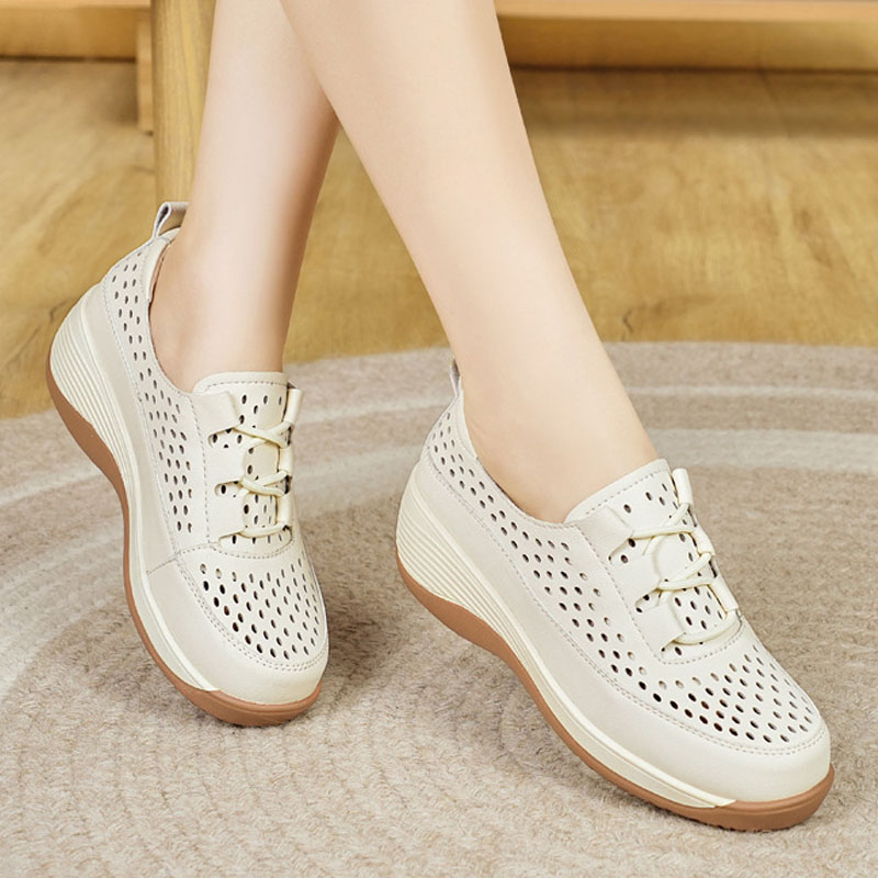 2025年トレーナー春夏レディースシューズファッションプラッ - Wedge Espadrille Women のレビューと価格